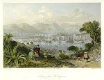 digital download historical antique print of amoy, 1843