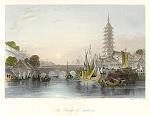 digital download historical antique print of nanjing, 1843