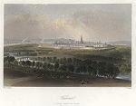 digital download historical antique print of vienna in 1842
