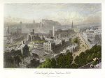 digital download historical antique print of edinburgh in 1875