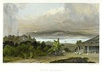 download stock image antique print of pulo penang, malaysia, 1840