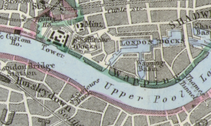 map of victorian london