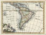 digital antique map of south america by thomas jefferys, 1772
