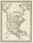 digital map of north america in 1827