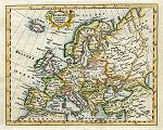 download decorative antique map of europe by thomas kitchin, 1770