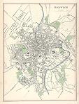 digital download antique plan of norwich in 1866