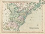 digital map of united states in 1808